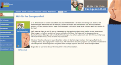 Desktop Screenshot of dsl-darmgesundheit.de