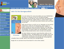 Tablet Screenshot of dsl-darmgesundheit.de